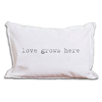 Love Grows Here Rectangle Pillow