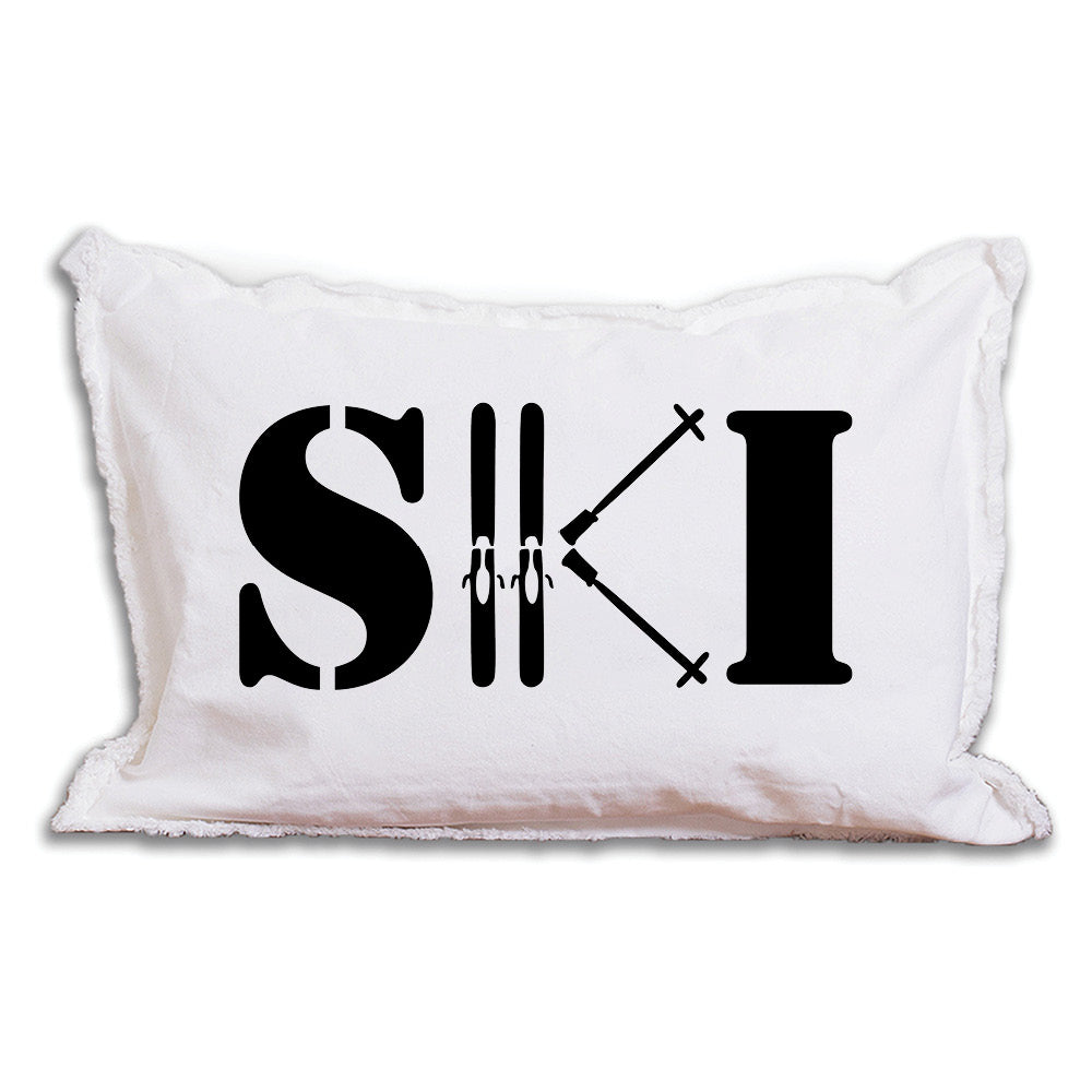 Ski  Lumbar Pillow