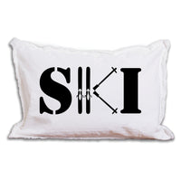 Ski  Lumbar Pillow