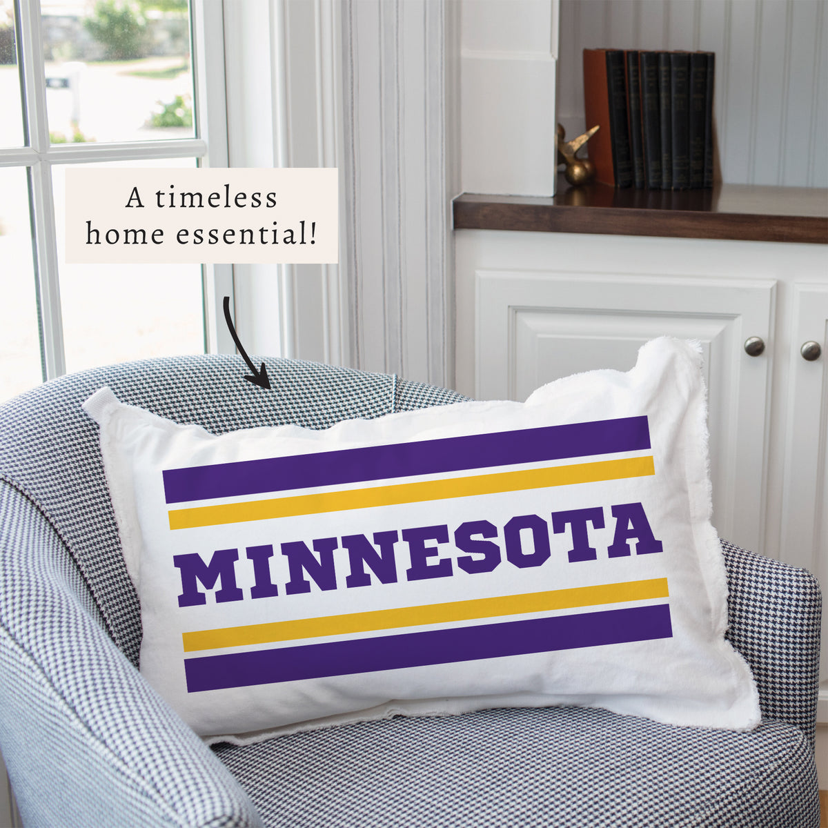Minnesota Stripes Pillow