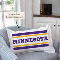 Minnesota Stripes Pillow