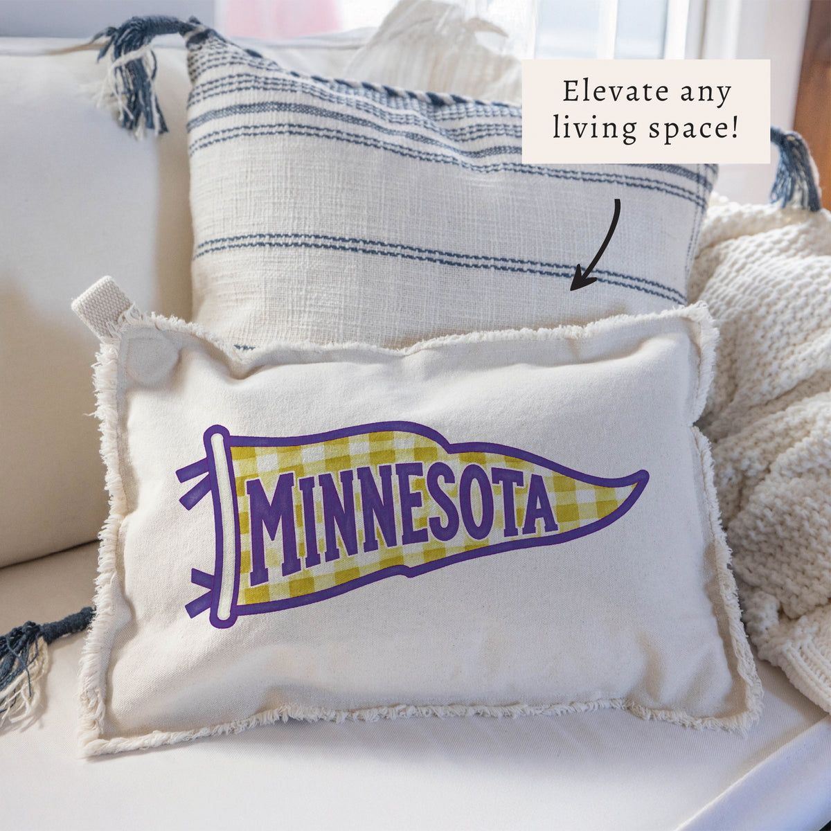 Minnesota Banner Pillow
