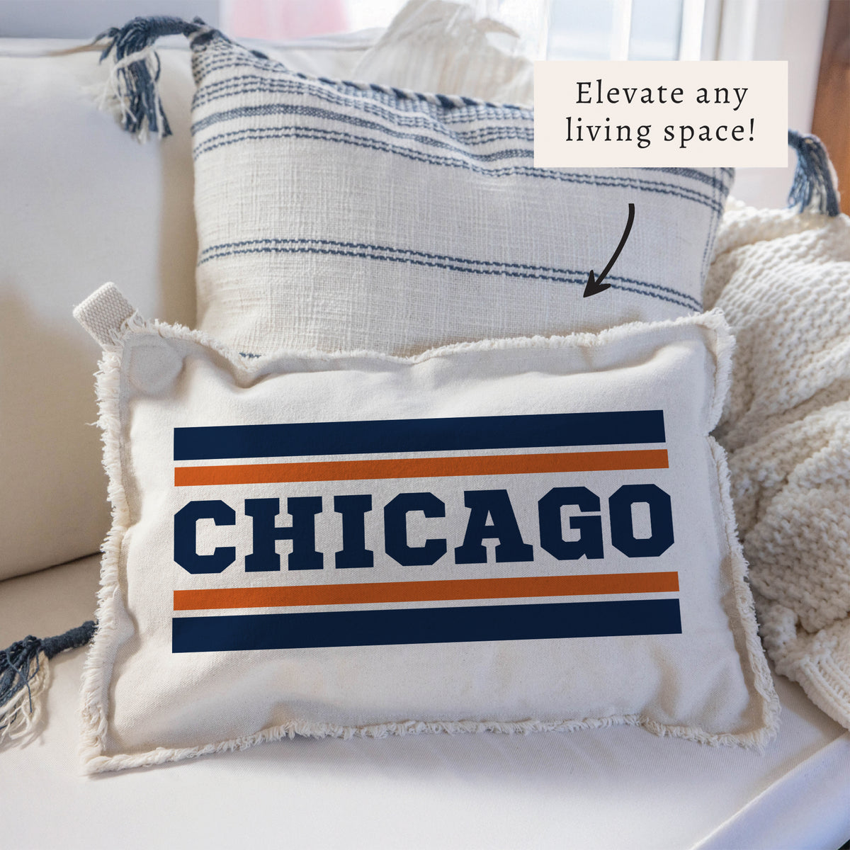 Chicago Stripes Pillow