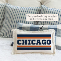 Chicago Stripes Pillow