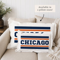 Chicago Stripes Pillow