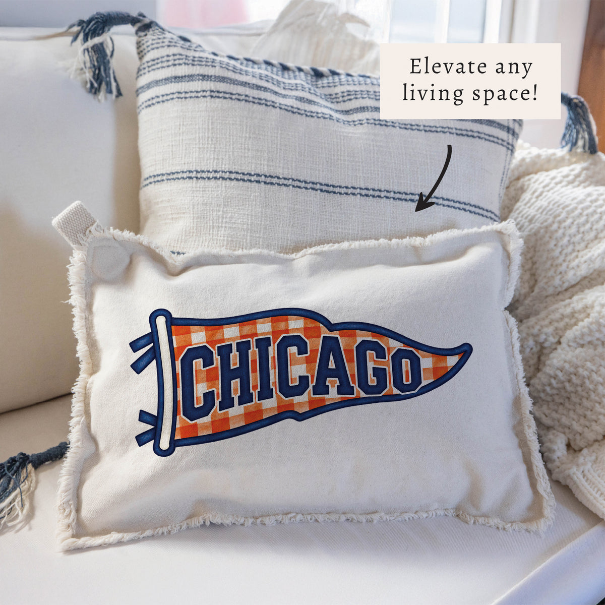 Chicago Banner Pillow