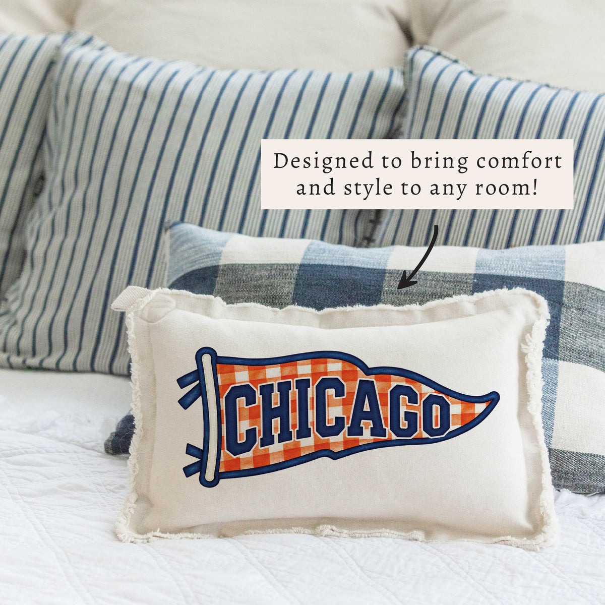 Chicago Banner Pillow