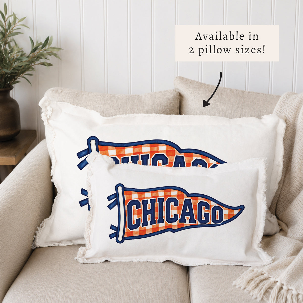 Chicago Banner Pillow