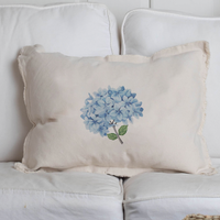 Endless Summer Hydrangea Lumbar Pillow