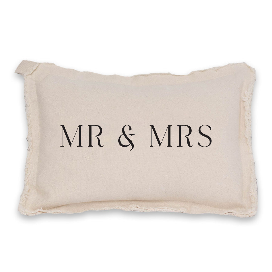 Mr & Mrs Lumbar Pillow