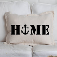 H*ME Icon Personalized Lumbar Pillow