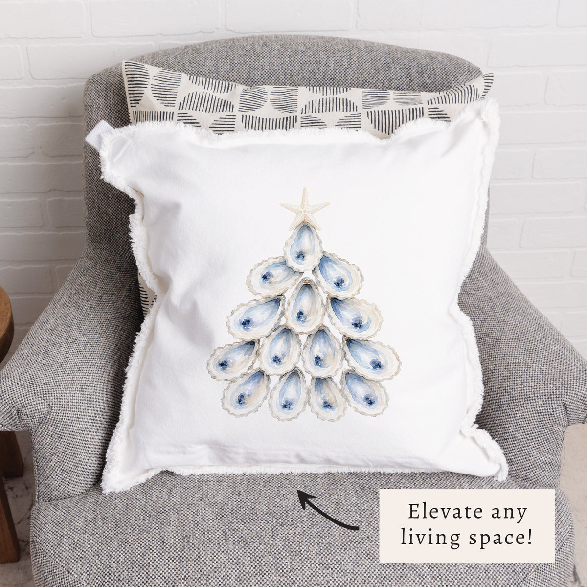 Oyster Tree Pillow