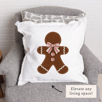 Gingerbread Man Pillow