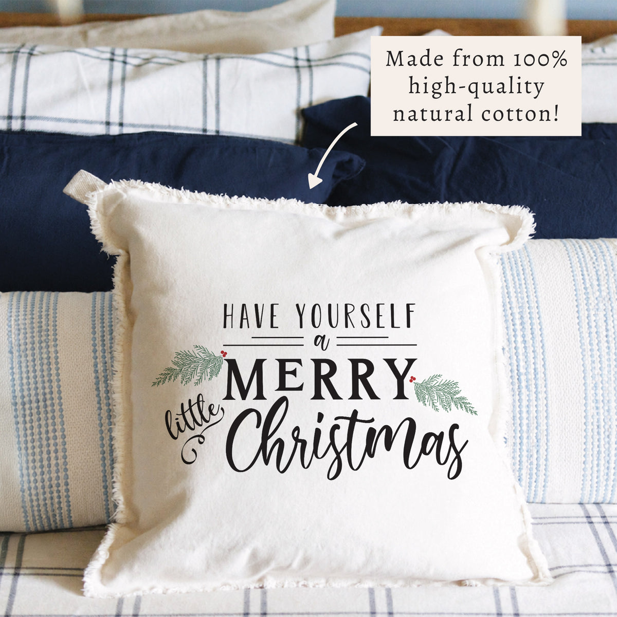 Merry Little Christmas Pillow