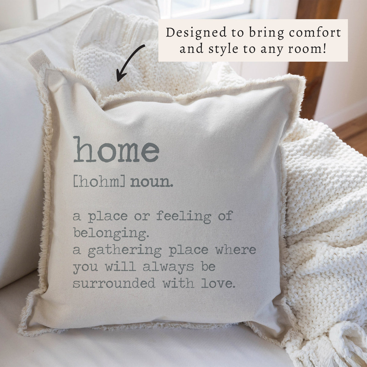 Home Definition Pillow