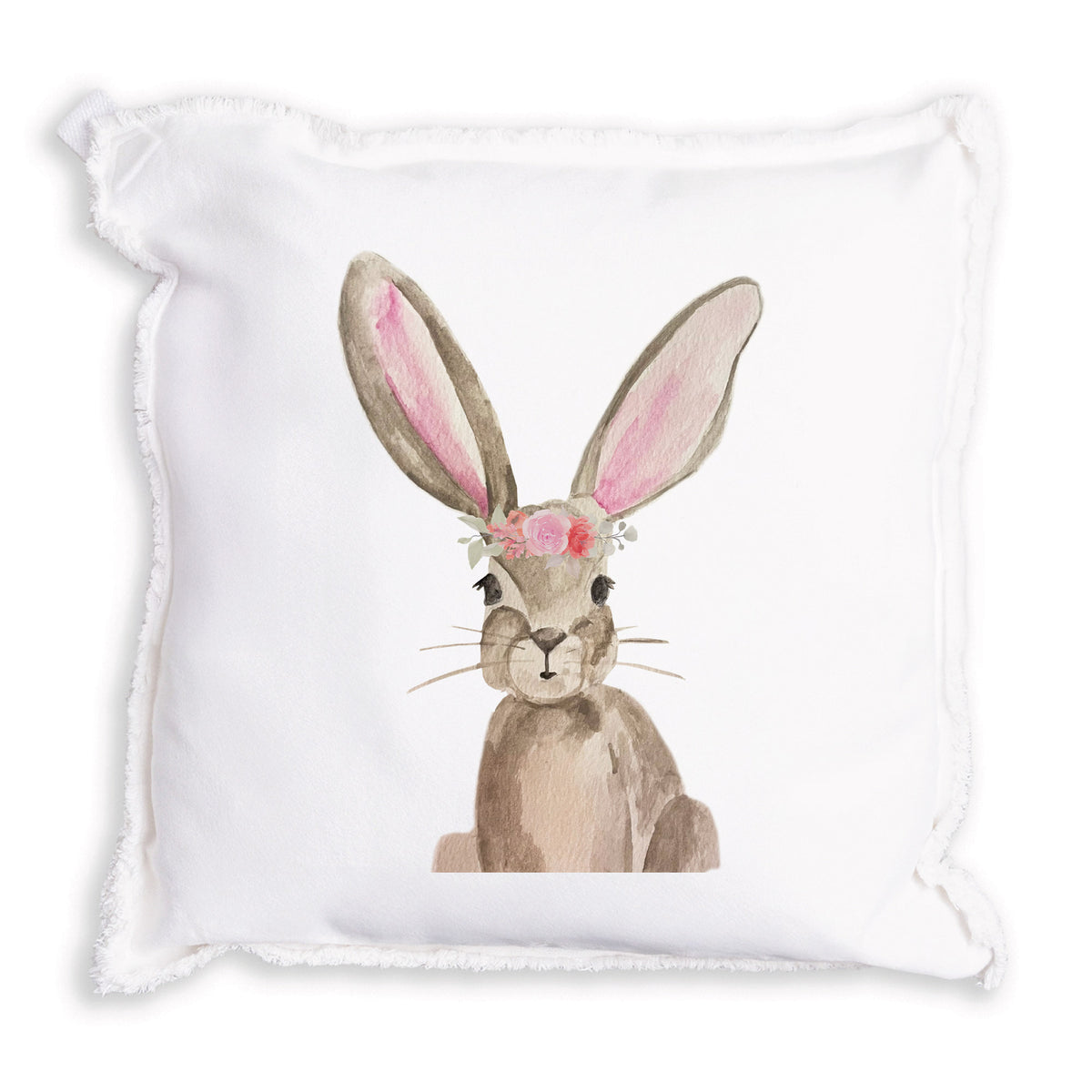 Floral Bunny Pillow