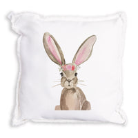 Floral Bunny Pillow