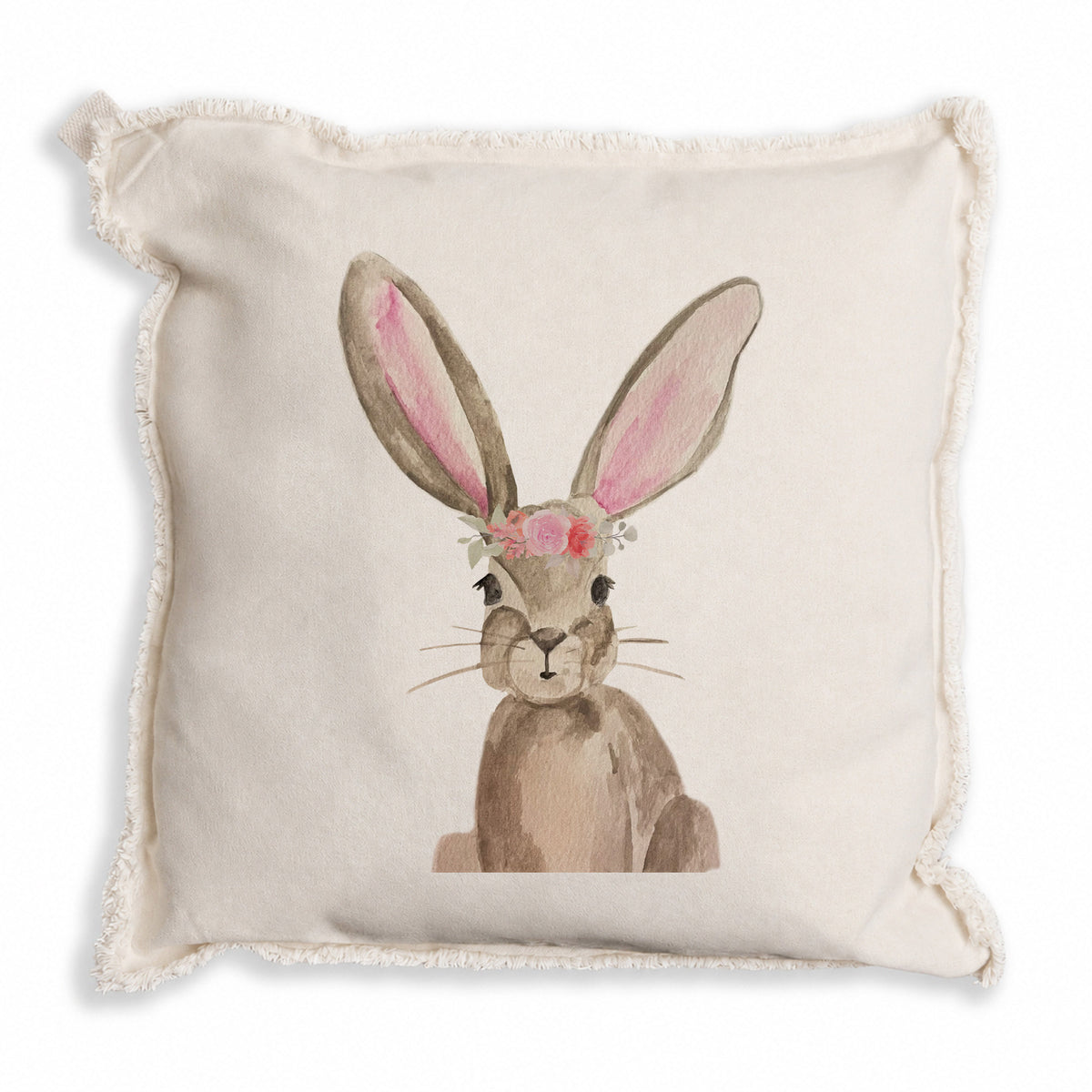 Floral Bunny Pillow