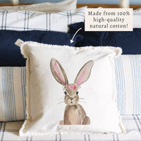 Floral Bunny Pillow