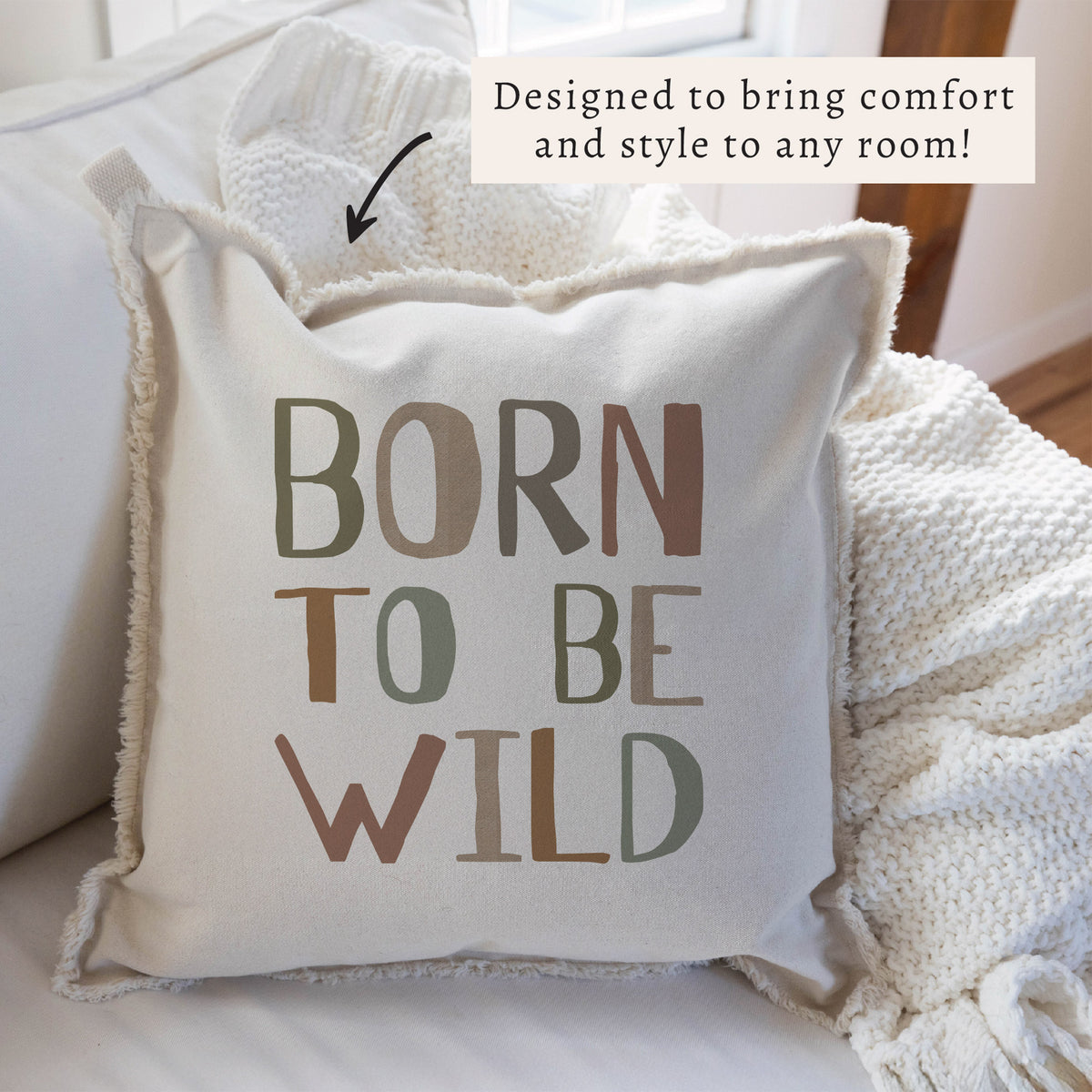 Born To Be Wild Pillow