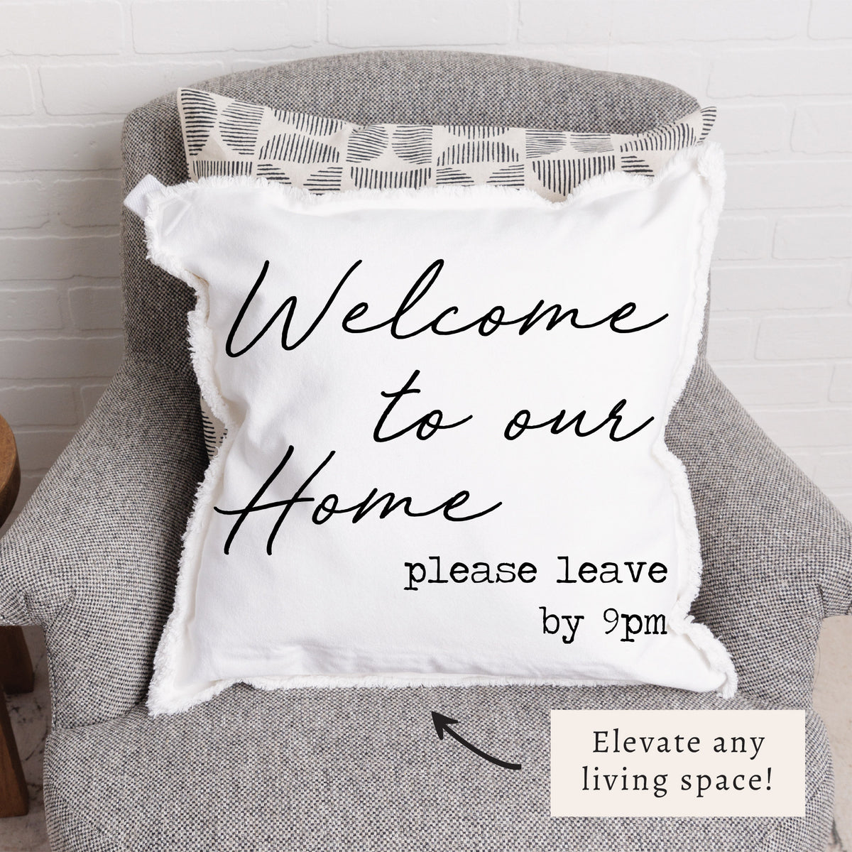 Welcome to Our Home Pillow