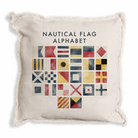 Nautical Flag Alphabet Pillow