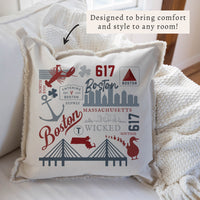 Boston All Things Pillow