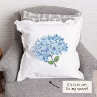 Blooming Hydrangea Pillow
