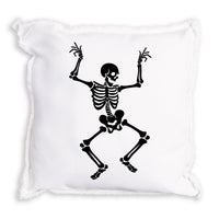 Dancing Skeleton Pillow