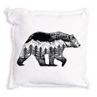 Mountains Bear Pillow