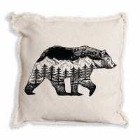 Mountains Bear Pillow