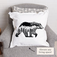 Mountains Bear Pillow