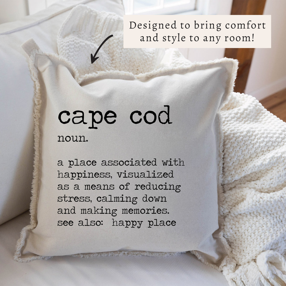 Happy Place Personalized Pillow