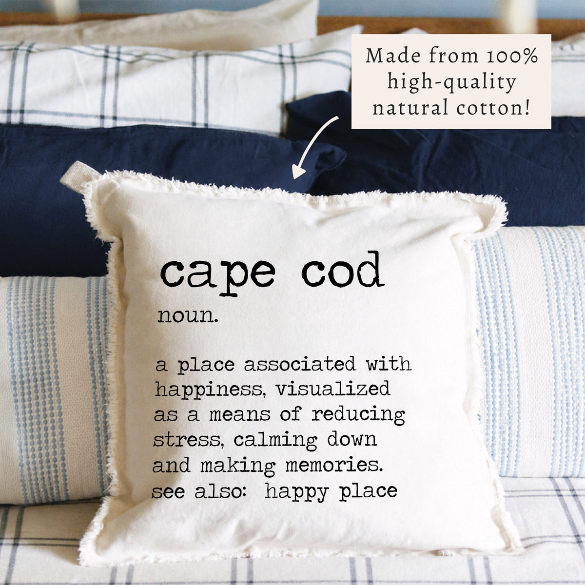 Happy Place Personalized Pillow