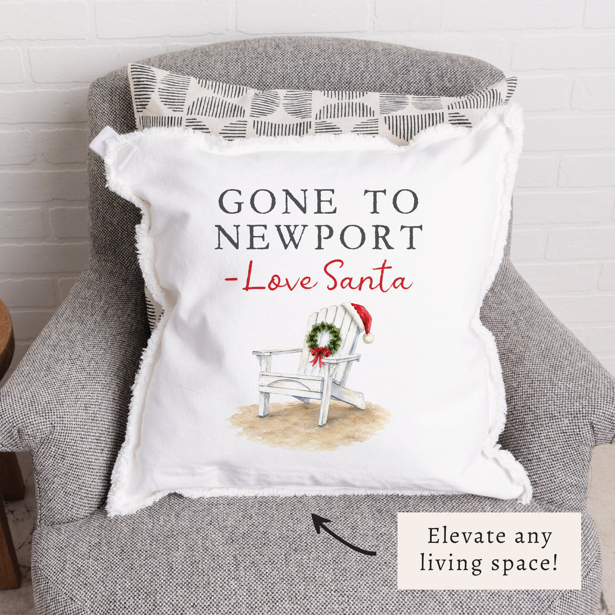 Santa Gone To Personalized Pillow