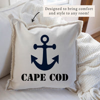 Anchor One Line Text Personalized Pillow