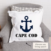 Anchor One Line Text Personalized Pillow