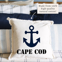 Anchor One Line Text Personalized Pillow