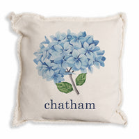 Blooming Hydrangea Personalized Pillow