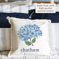 Blooming Hydrangea Personalized Pillow