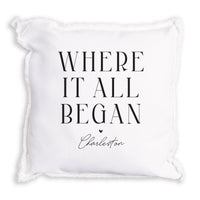 Where It All Began Personalized Pillow