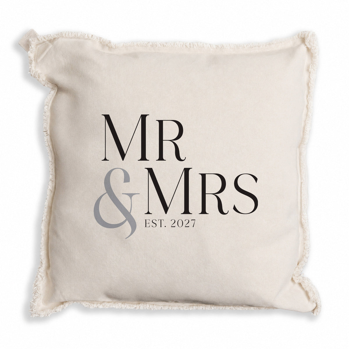 Mr & Mrs Personalized Pillow