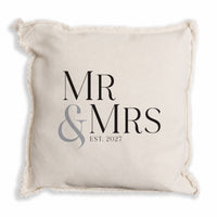 Mr & Mrs Personalized Pillow