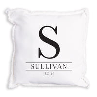 Initial Personalized Pillow