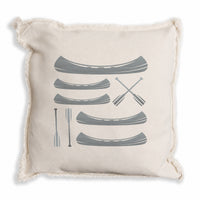 Vintage Canoes Pillow