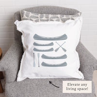 Vintage Canoes Pillow