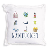 Nantucket Icons Pillow