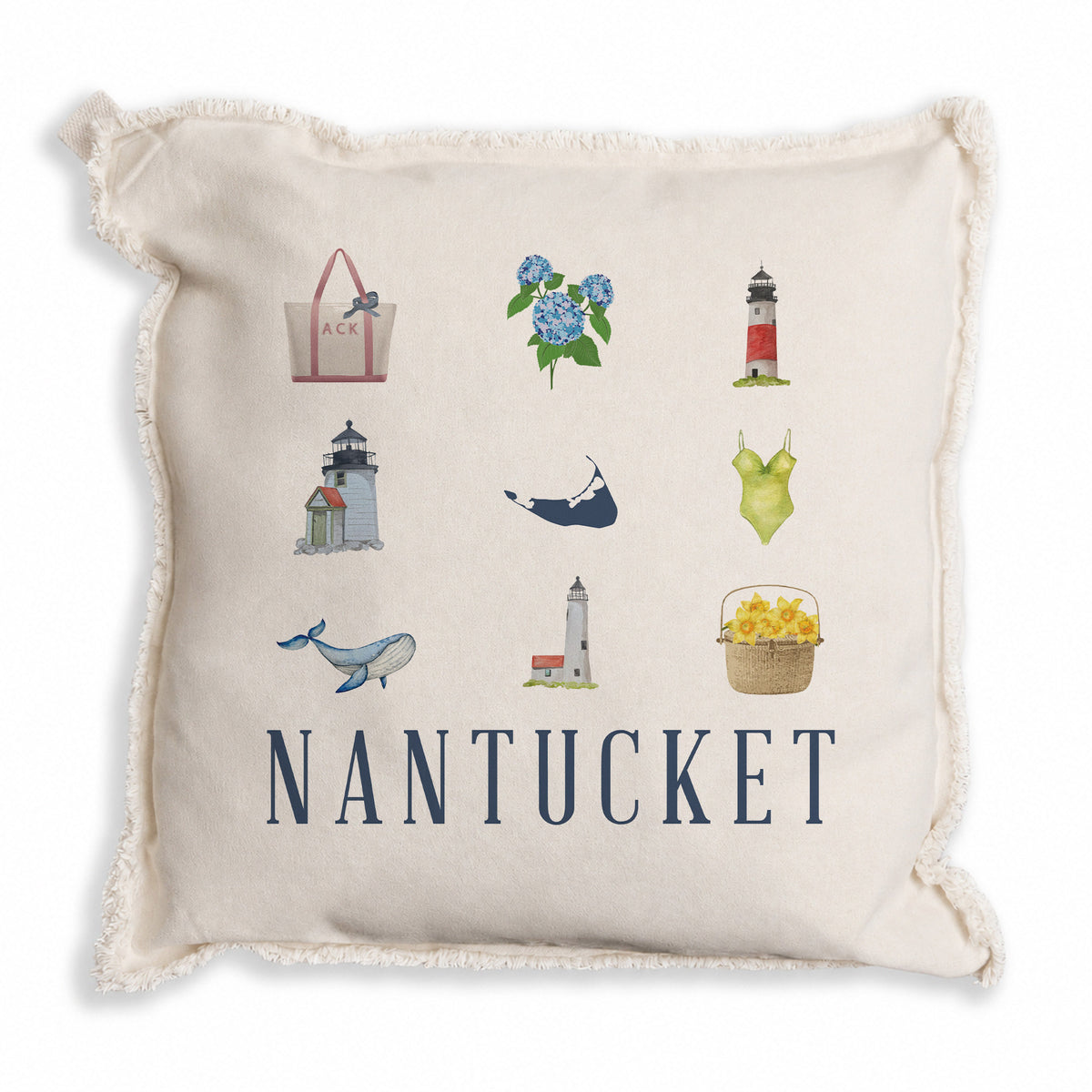 Nantucket Icons Pillow