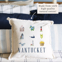Nantucket Icons Pillow