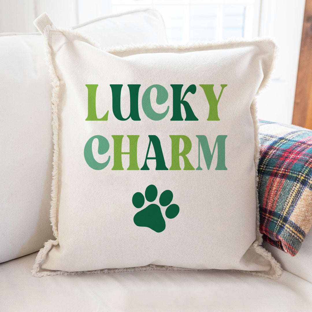 Lucky Charm Throw Pillow